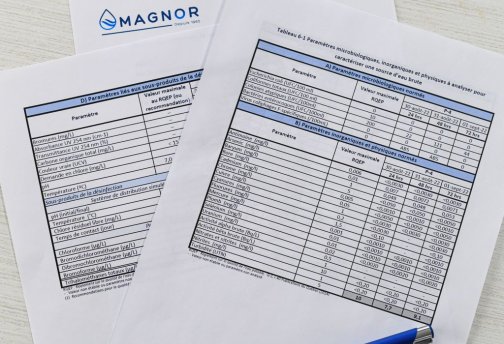 Interprétation des résultats d’analyse de l’eau&nbsp;brute